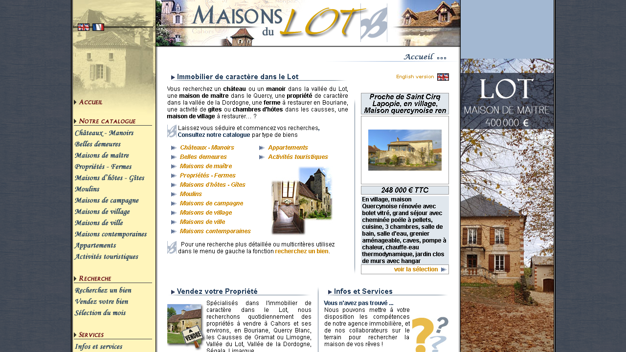 Capture d'écran de http://www.maisons-du-lot.com/